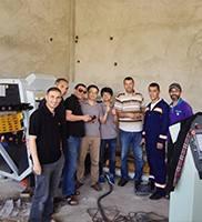 hierro Rod Cutter Machine 32n/Min del cortador 36m m de la barra de acero 1600B 27