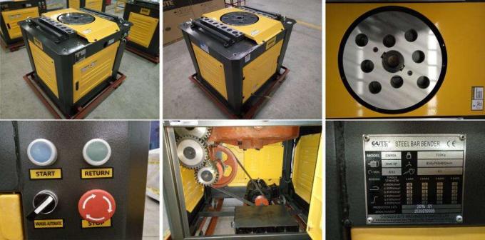 dobladora del Rebar del doblador de barra de acero de 36m m GUTE GW40A-4 1