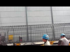 ODM de la soldadora de la jaula del Rebar del equipo de soldadura de la jaula de la pila de la pantalla táctil 21KW