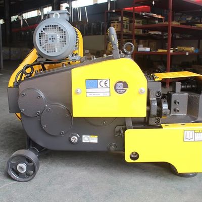 Cortadora de barras de acero y máquina cortadora de varillas de refuerzo con motor de 3KW-2P para un diámetro de corte de 6-40MM a una velocidad de 48T/MIN