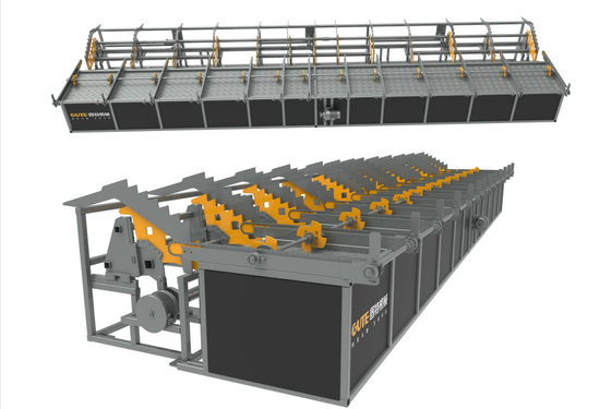 control de alimentación del PLC de la máquina del Rebar automático del CNC de la barra de acero del 12m