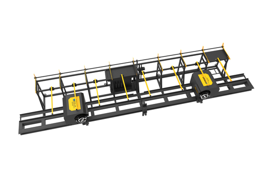 cabeza doble de la dobladora del estribo del CNC del aro del Rebar de 40m m