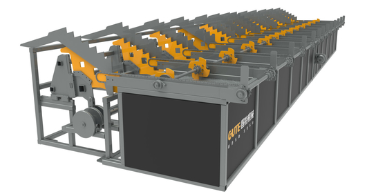 máquina el 12*2.8*1.6m del alimentador del Rebar de la barra de acero de 380V 50HZ 3P