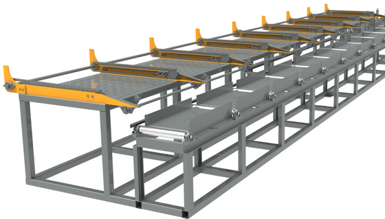 Buen precio línea cortadora automática del CNC el 12m del esquileo del Rebar de 50m m en línea